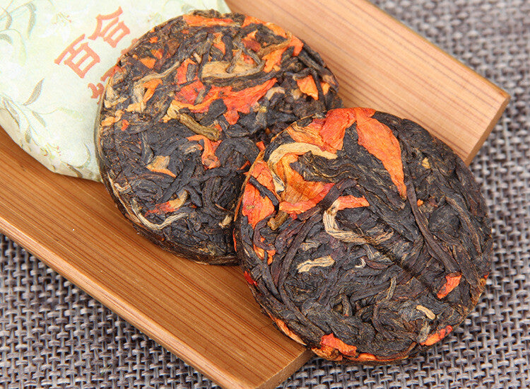 Fongqing Dianhong Premium Floral Tea Blend Yunnan Red Tea Lily Flower Tea