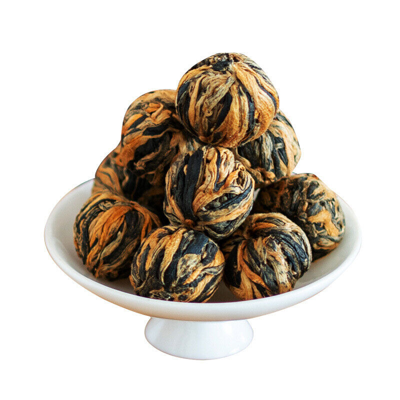 HelloYoung 500g Yunnan Dian Hong tea embroidery ball handmade dragon pearl small gold ball Main image
