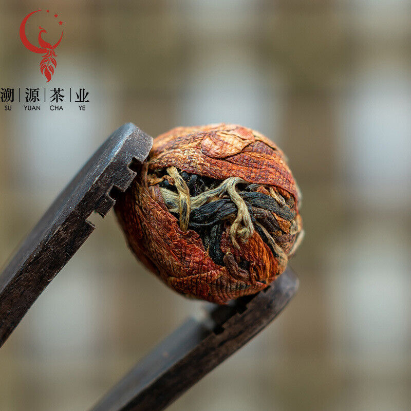 HelloYoung Yunnan Fengqing work black tea handmade dragon pearl small gold ball Dian Hong