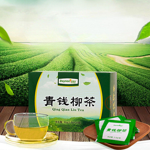 HelloYoung Herbal Tea Qing Qian Liu Cha Sachets Chinese Ecology Cyclocarya Paliurus 2.5g*20
