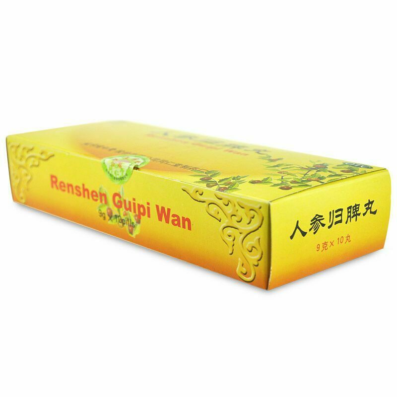 9g*10 Pcs Herb Ginseng Guipi Pills Tongrentang Renshen Guipi Wan Herbal Medicine