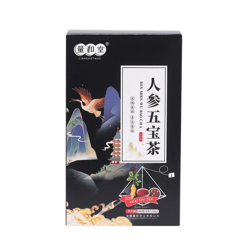 Natural Guanghetang Men's Ginseng Wubao Ten Treasures Triangle Bag Scented Tea Main image