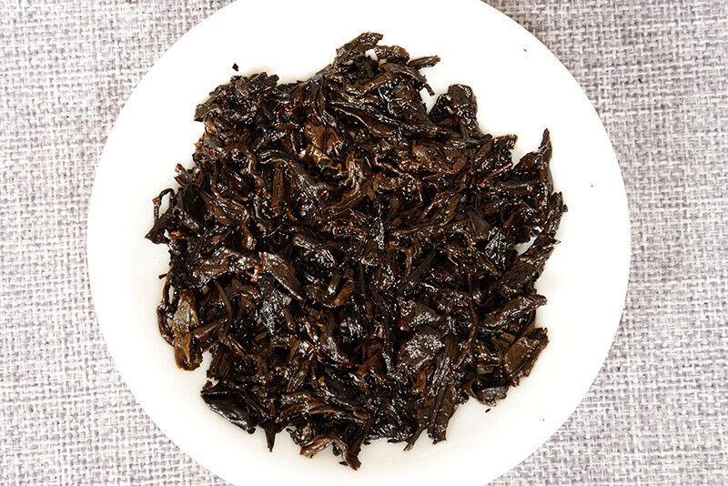HelloYoung Pu'er Tea Leaves 100g Ripe Tea Cake Bai Ling Golden Bud Ripe Tea Cake