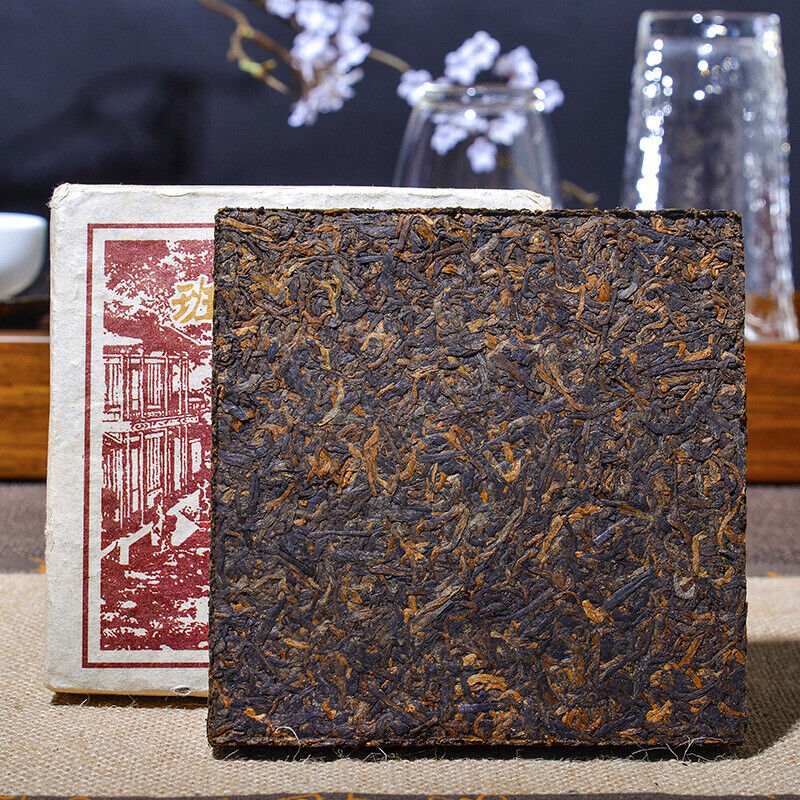 Banzhang Ripe Tea 250g Pu'er Tea Ripe Tea Brick Tea Pu'er Ripe Tea Brick Secondary image