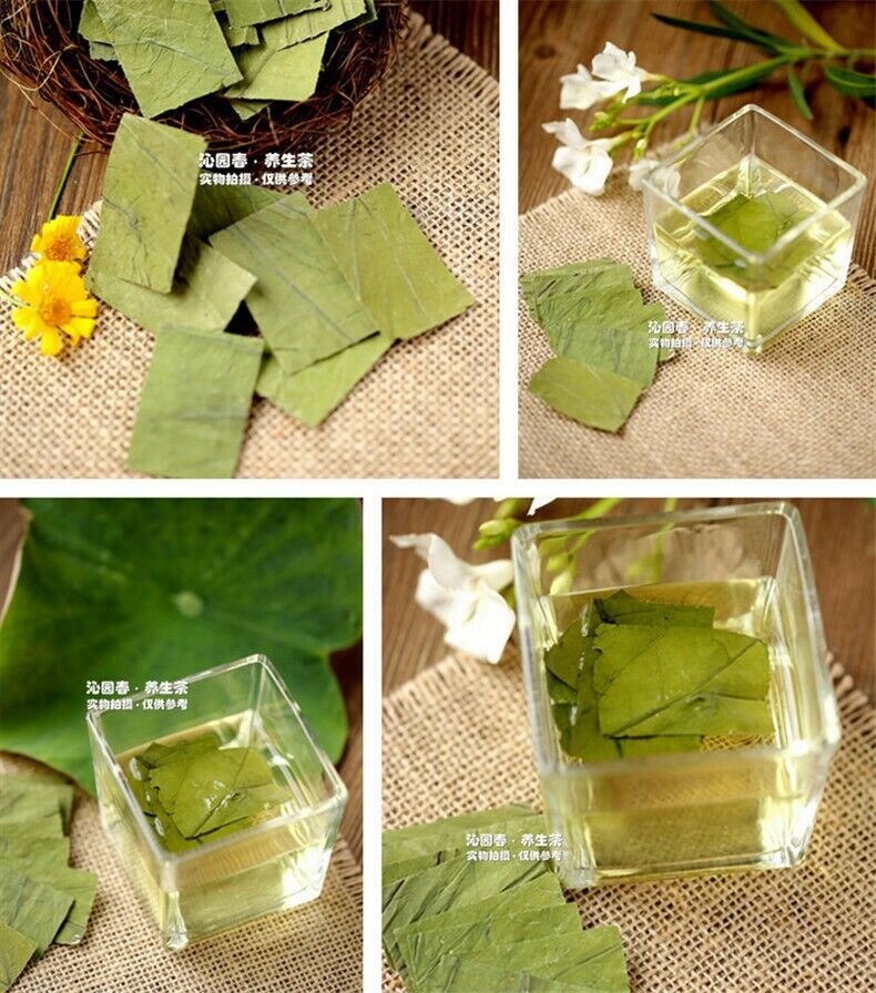 HelloYoung Organic Green Tea Health  Chinese Herbal Tea Ecology Lotus Leaf Tea 30g Main image