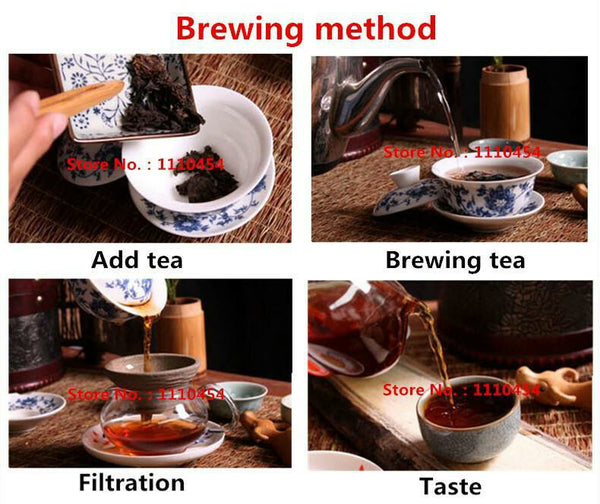Dianhong Tee  Ancient Old Tree Yunnan Dian Hong Golden Buds Brick Black Tea 250g