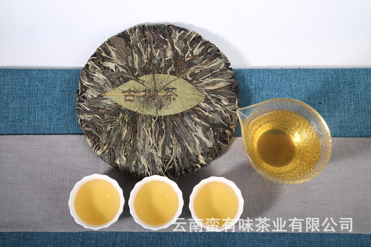 HelloYoung 357g Yunnan Pu'er tea leaves Menghai Da Shu tea Putzi tea cake Pu'er raw tea