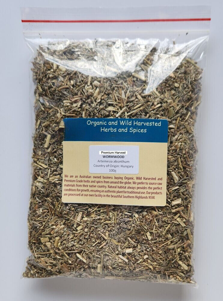 WORMWOOD PREMIUM HARVEST HERBAL TEA 100g Artemesia absinthum Dried Herb Main image
