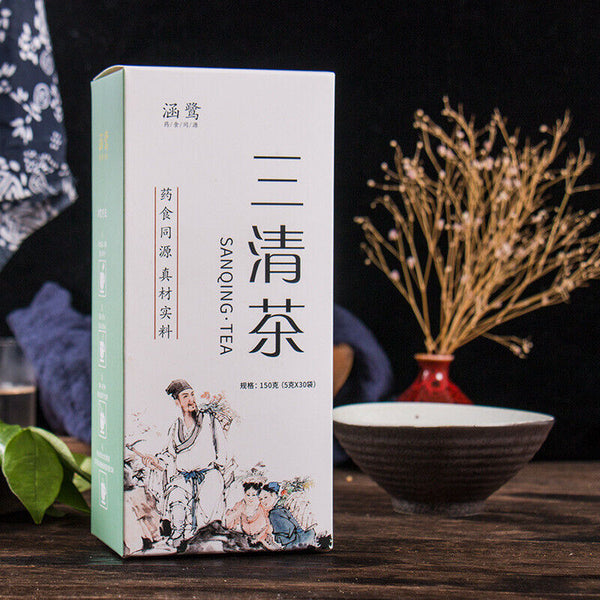 HelloYoung 150g Mint Cassia Rose Red Dates Herbal Tea Natural Organic Herbs Tea Sanqingcha