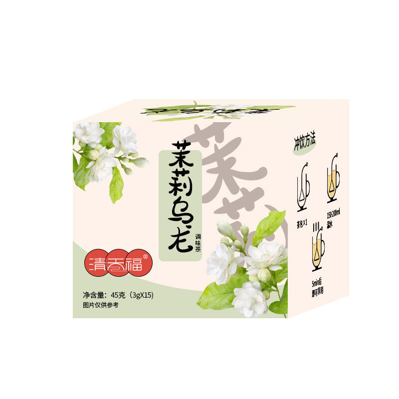 Premium Chinese Jasmine Pearl Oolong Tea - Hand-Rolled Blooming Tea Bags ( 45g)