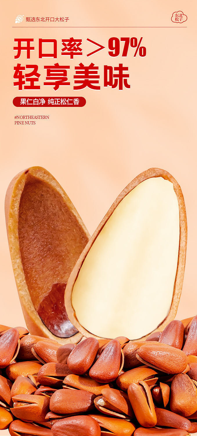 Premium Roasted Pine Nuts - Shelled Healthy Snack & Gift