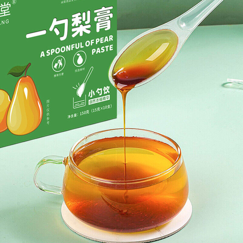 Autumn Pear Loquat Syrup 100g, Spoonable Natural Herbal Honey Syrup