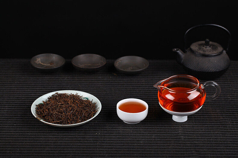 HelloYoung 500g Yunnan Pu'er Tea Menghai Spring Tea Golden Buds Ripe Tea Loose Tea