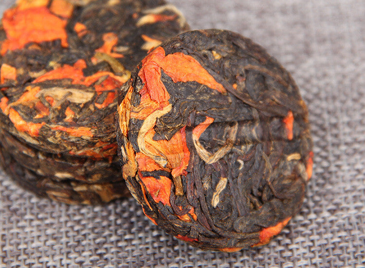 Fongqing Dianhong Premium Floral Tea Blend Yunnan Red Tea Lily Flower Tea