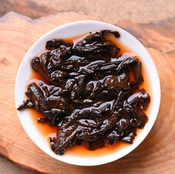 Yunnan Jin Bingdao Ripe Puer Tea Cake Old Tree Cooked Black Premium Aged