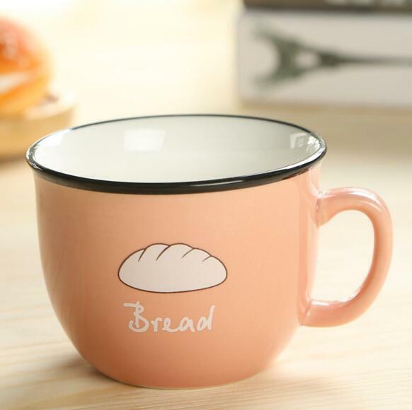 Ceramic Mug Coffee Milk Breakfast Cup Cute Porcelain Tea Mugs 250ml Novetly Gift