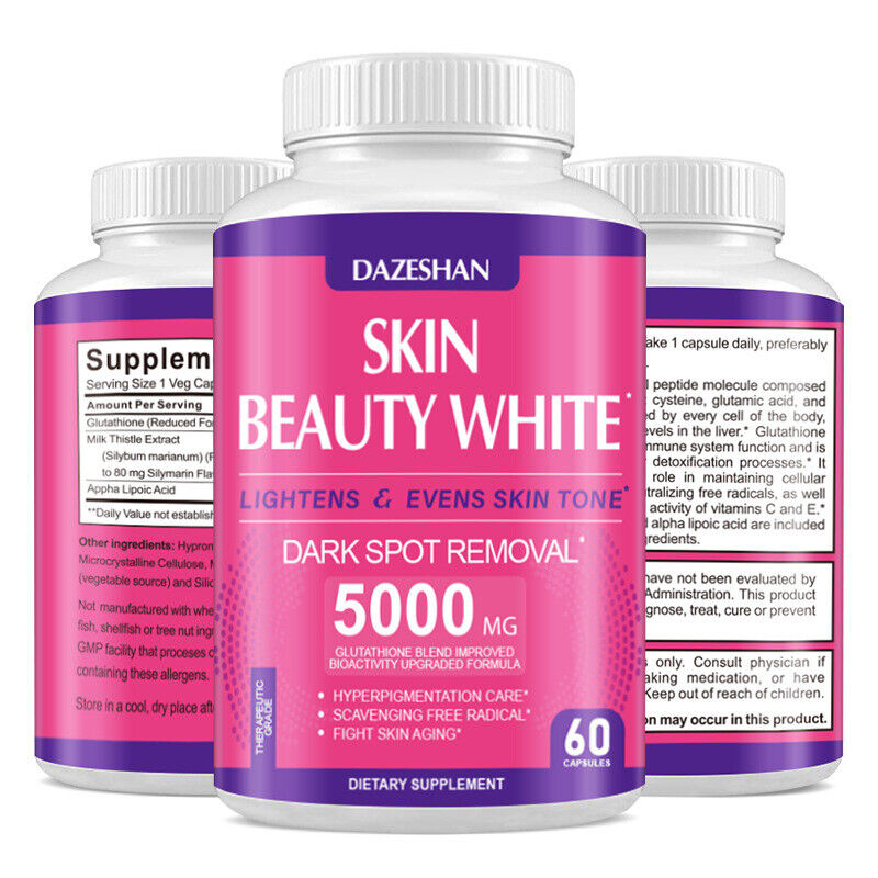 Glutathione Capsules Whitening Pills Glutathione Whitening Capsules 60   HelloYoung