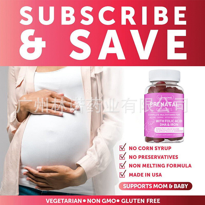PRENATAL GUMMIES ,MULTI and DHA,FOLATE｜60 Gummies Secondary image
