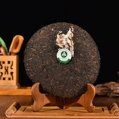 HelloYoung 400g Gong Ting Royal Old Puer Tea Cake Yunnan Mengku Ripe Pu-erh Tea Black Tea 茶