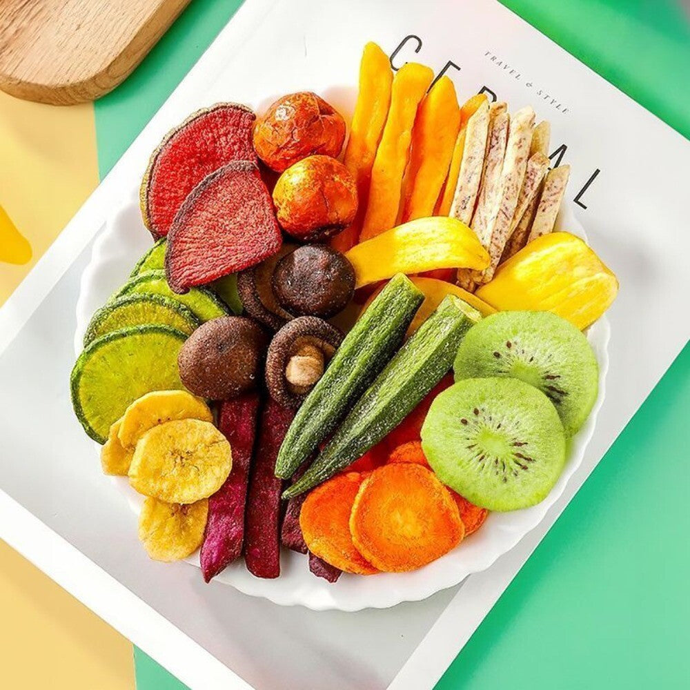 Mixed Fruit Veggie Crisps 108g with Okra Strawberry Freeze Dried Healthy Snack Secondary image
