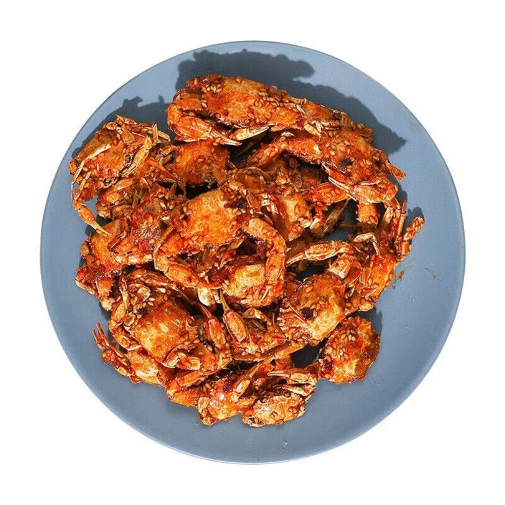 Ready-to-eat Small Crab Snacks - 55g per Bag, Crispy, Sweet and Spicy Sea Crabs