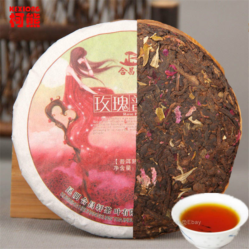 100g Puerh Tea Cooked Tea Rose Flavor Tea Slimming Healthy Black Tea Green Food Main image