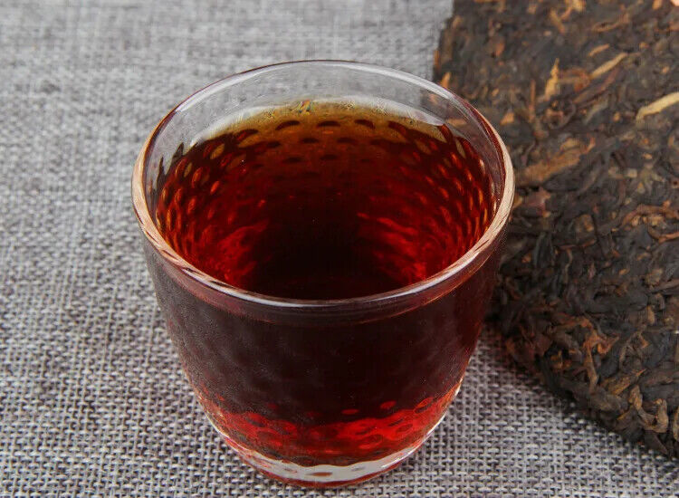 Ten Years Old Fragrance Yunnan Pu'er Qizi Cake Tea Ripe Cake Tea Cake 500g
