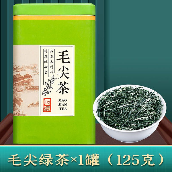 Green Tea Maojian Tea Strong Aroma High Mountain Mist Green Tea Canned 125g