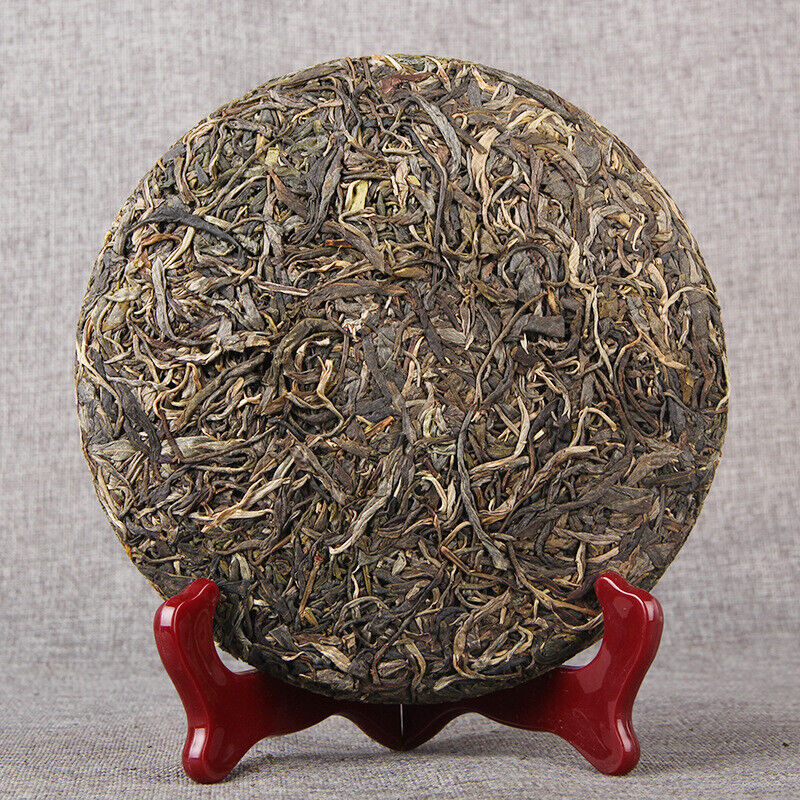 HelloYoung 357g  Ancient Tree Pu-erh Tea Natural Pu'er Green Tea Cake Pure Handmade