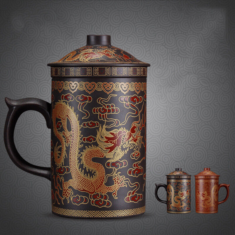 Teacup Pu'er Filter Tea Cup Ceramic Cups Office Cups Travel Kung Fu for Teas