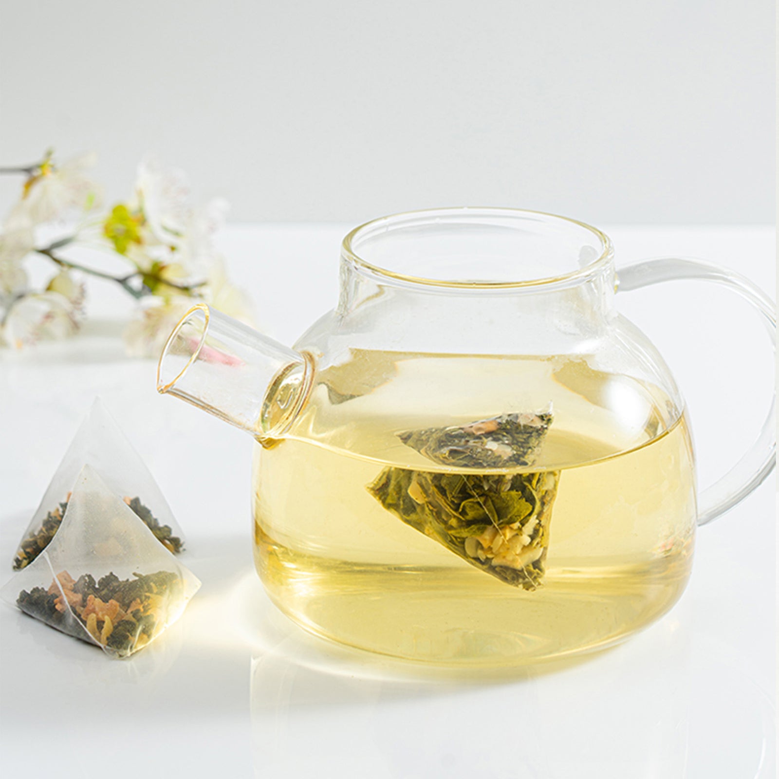Cold Brew Triangle Tea Bags Blend Peach Oolong Tea White Peach Fruit Tea