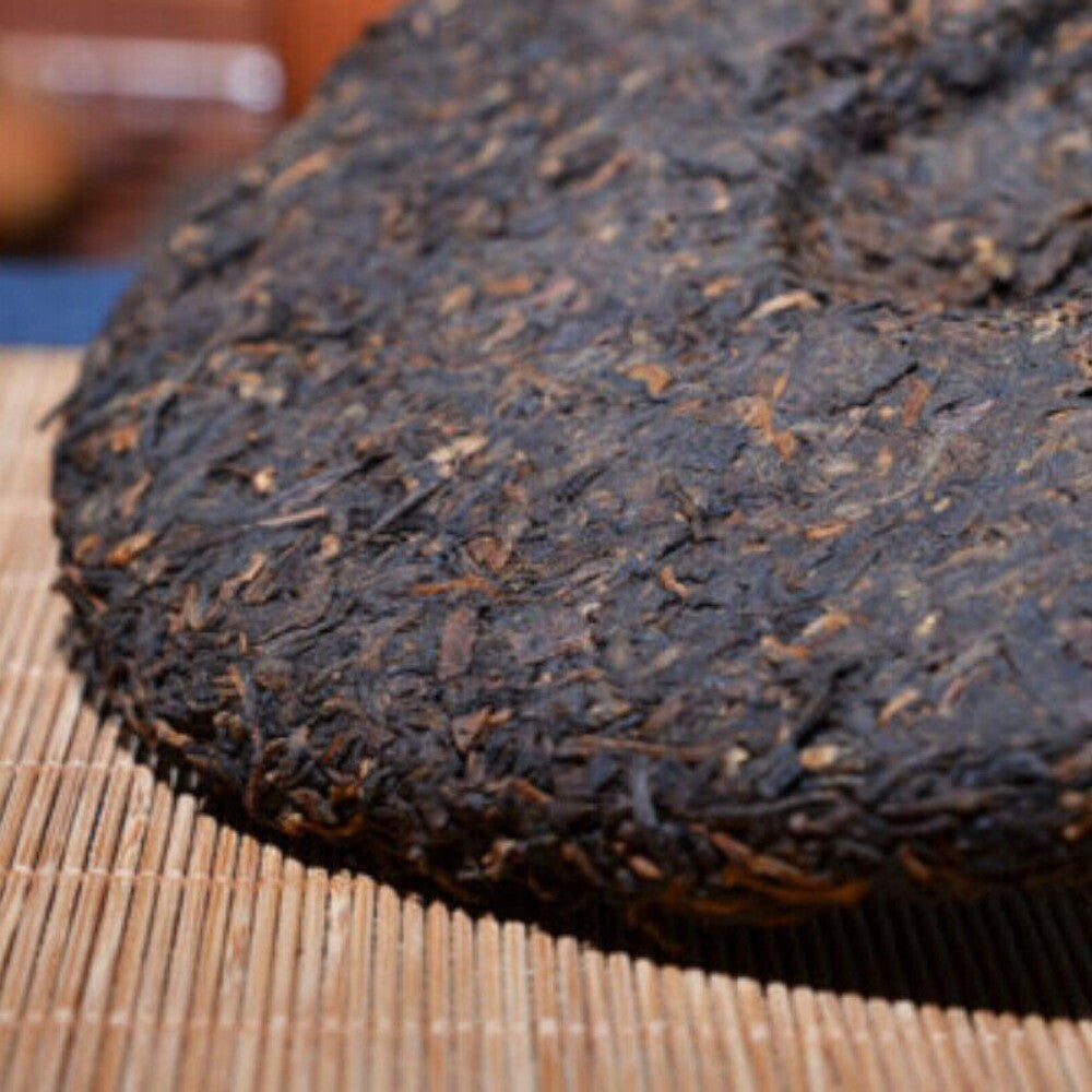 2002 Yunnan Palace Ripe Puerh Tea 357g Menghai Organic Black Tea Cake Aged