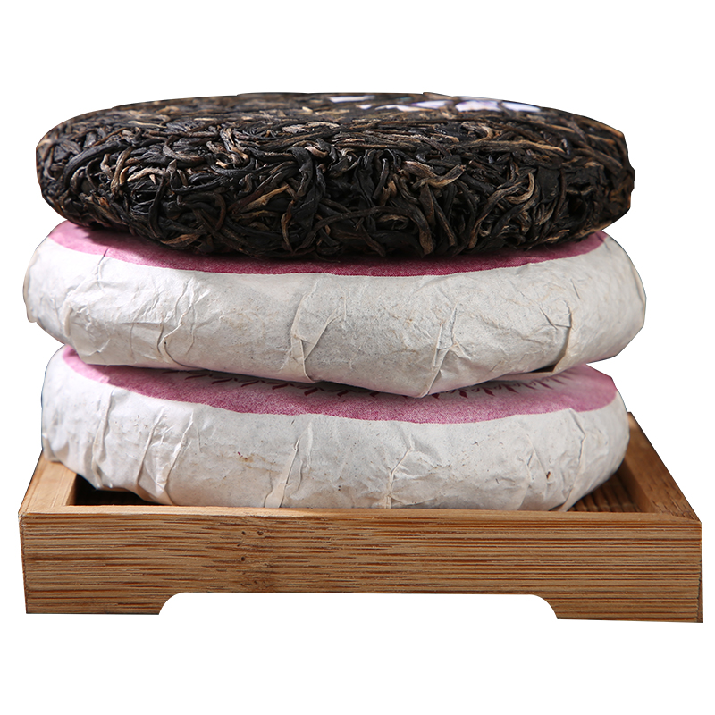 Yunnan ancient tree tea raw tea cake Zijuan Pu'er tea Qizi cake 100g/cake