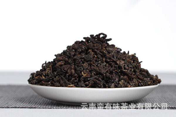 HelloYoung 500g Black Tea Yunnan Fengqing Dian Hong Kung Fu Black Tea Two Leaves Red Conch