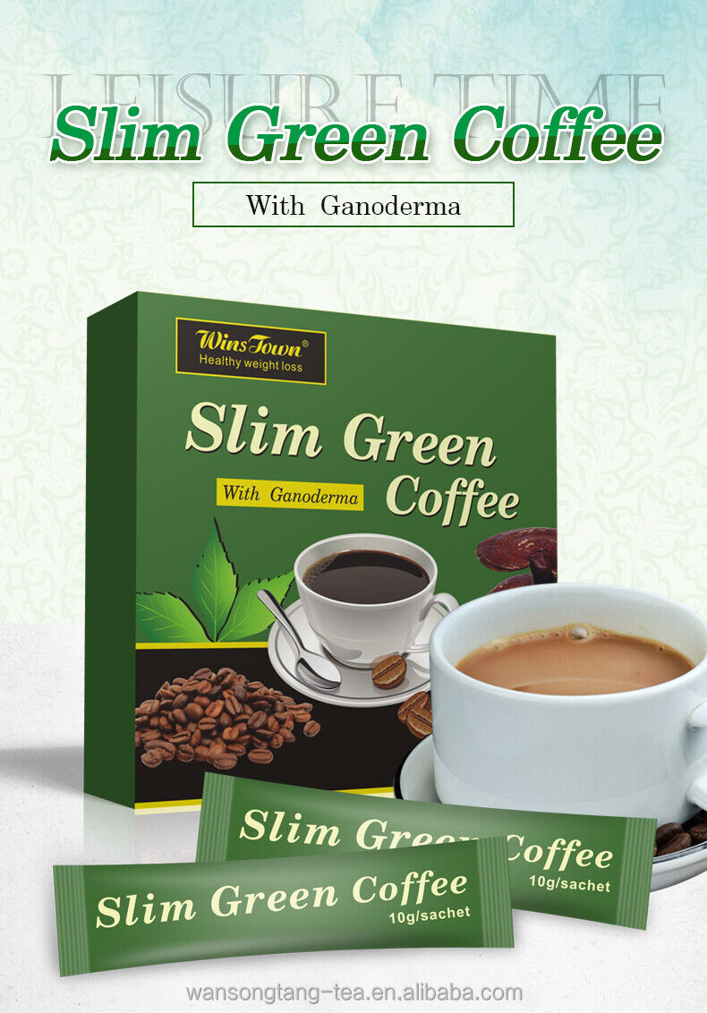 Slim Diet Coffee Natural Slimming Weight Loss Instant Coffee Powder 10g*18 bags