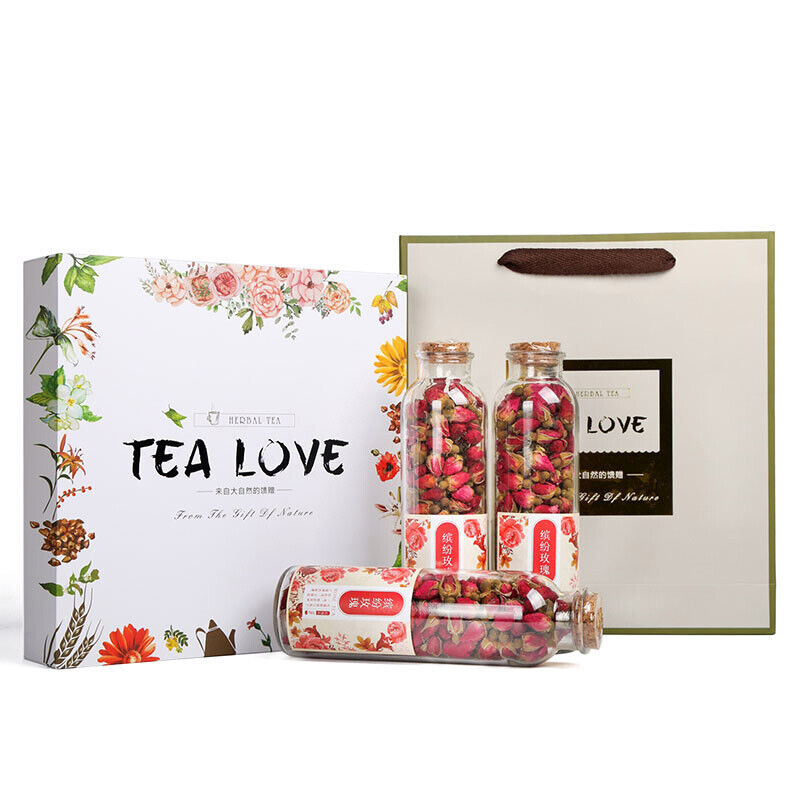 HelloYoung 150G Rose tea, osmanthus box, flower fruit tea, gift box, flower tea
