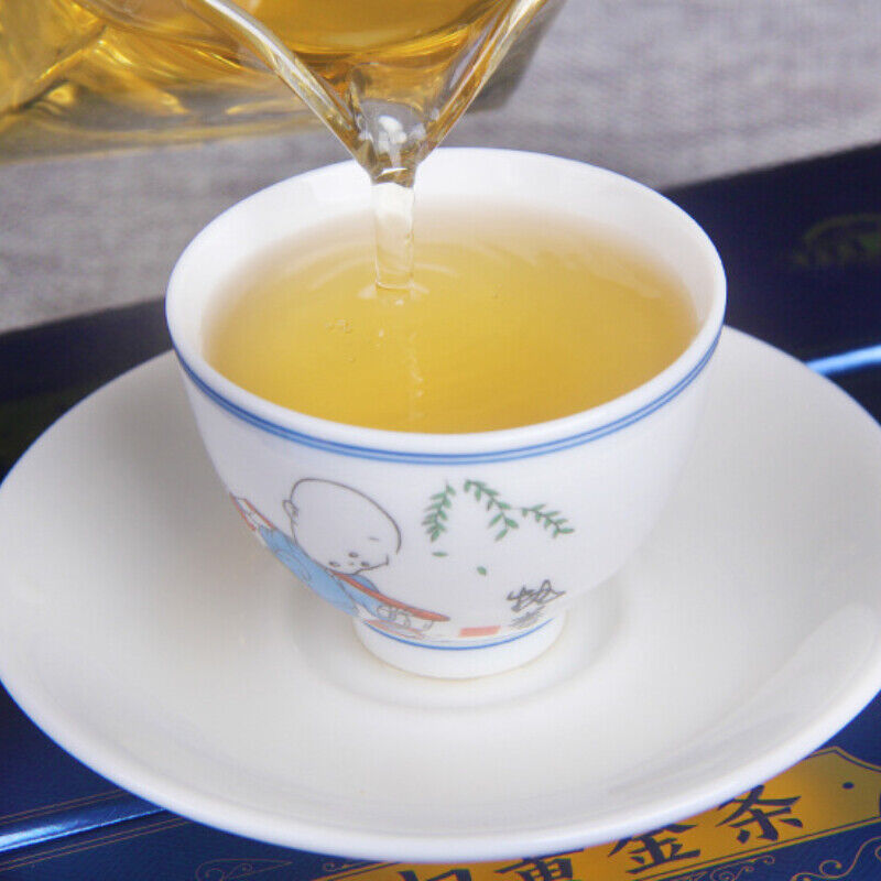 HelloYoung 300g Cha Tea Tea Pillar Tea Leaves Gold Bar Spring Tea Ancient Tree Pu-erh Tea