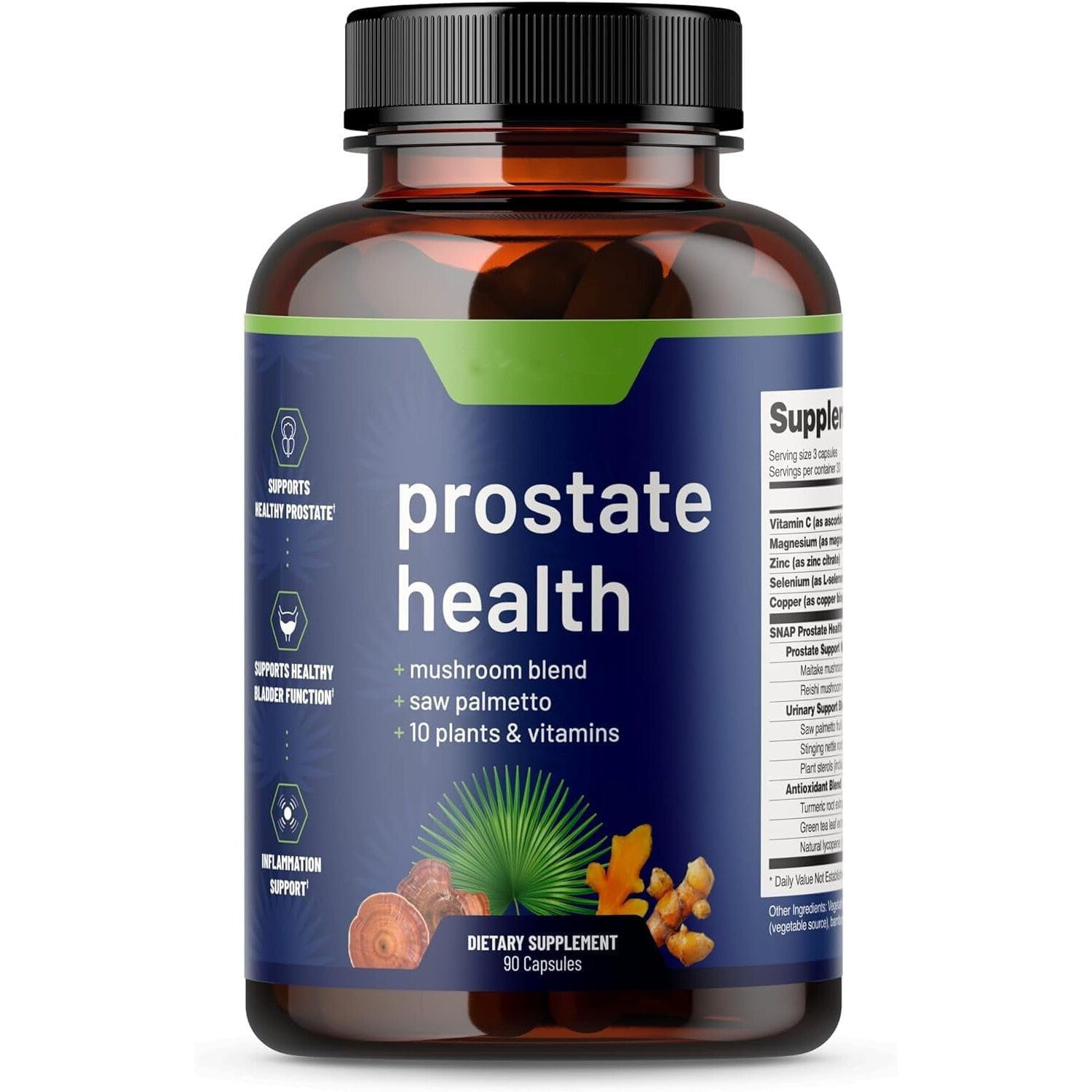 Prostate Health Capsules Natural Support for Men’s Wellness 60 Count Main image