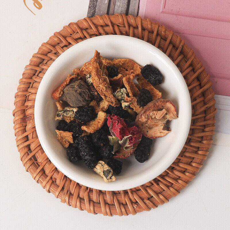 Plum Mulberry and Orange Peel Tea for Summer Cold Brew with Natural Ingredients Secondary image