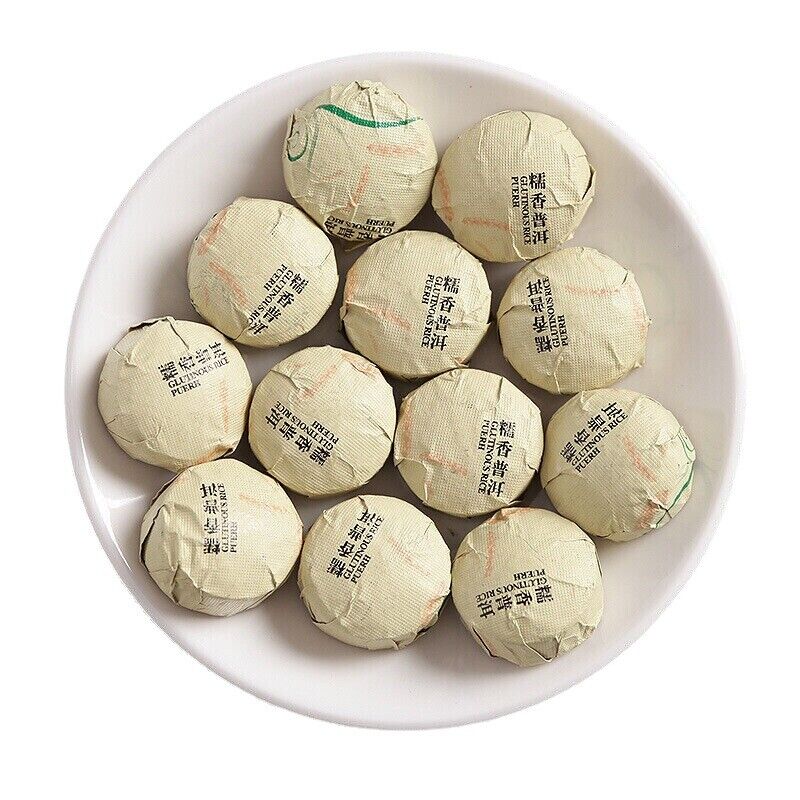 HelloYoung 500g Yunnan Pu'er Tea Golden Classic Glutinous Small Tuo Tea Mini Ripe Tea