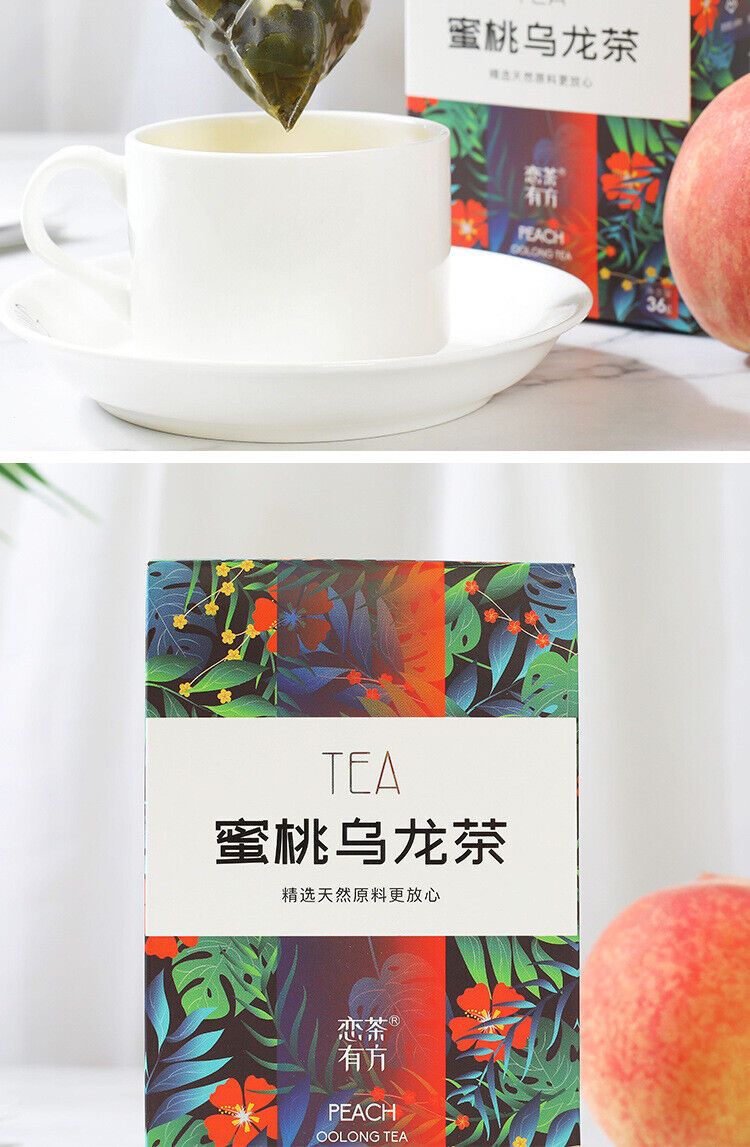 HelloYoung Honey Peach Oolong Tea Fruit Flower Cold Soaked Tea Bag White Peach Oolong Tea