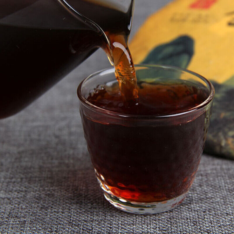 Premuim Cooked Pu'er Tea Top Iceland Golden Buds Old Pu-Erh Black Tea 357g
