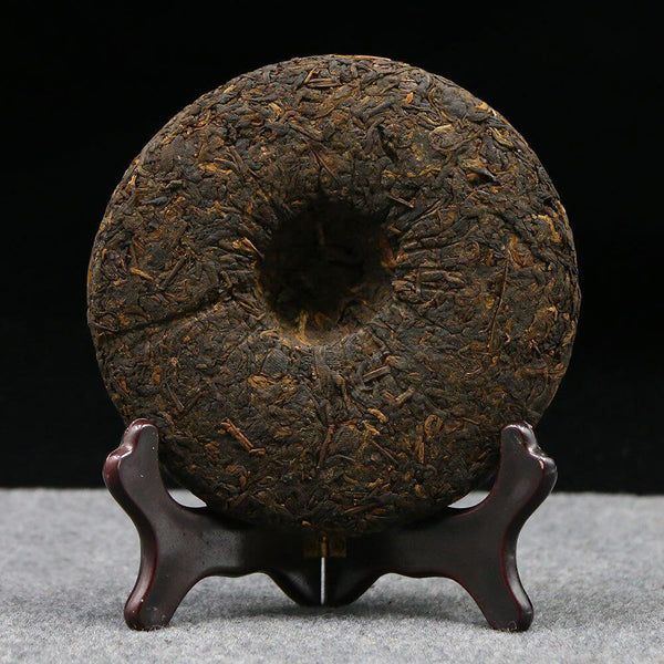 2019Year Collection Ripe Puer Tea,Traditional Handmade Old Tree Shu Puer Tea200g