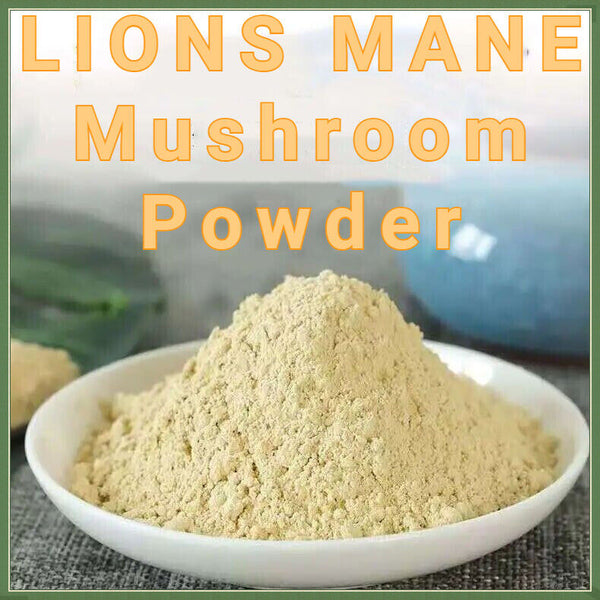 ORGANIC LIONS MANE Mushroom Powder - High Quality Organic
