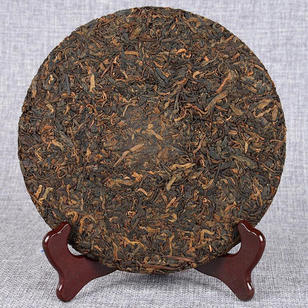 2015 Wild-Harvested old Banzhang mellow ancient tree Pu'er cooked cake tea