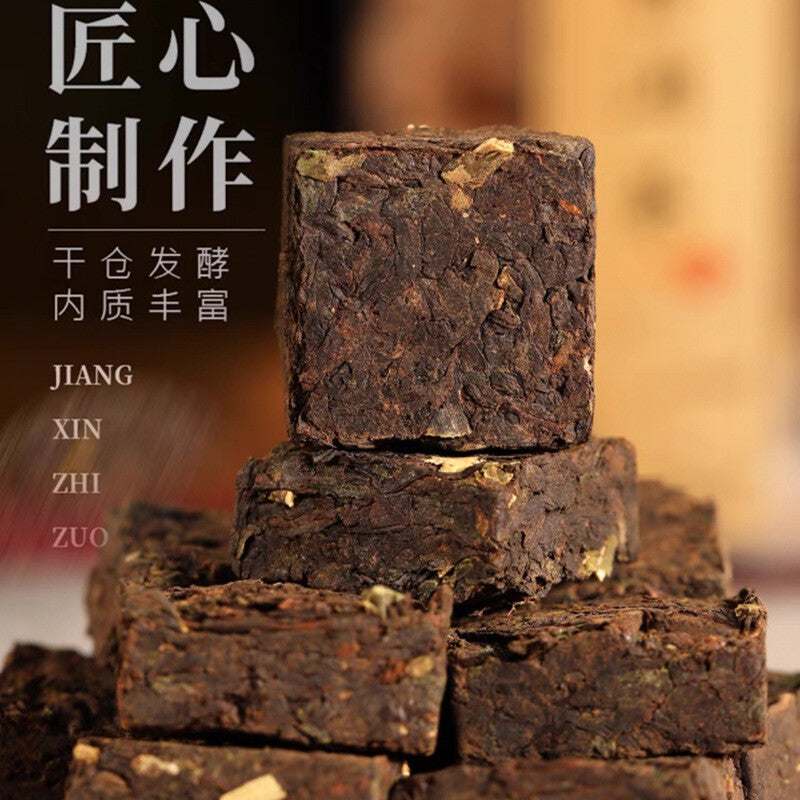 500G Yunnan Ancient Tree Pu'er Tea Glutinous Fragrance Xiaotuo Tea Cake Ripe Tea