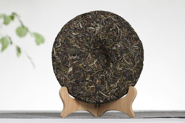HelloYoung 357g Yunnan Pu'er Tea Banzhang One Leaf (5/1) Puer Raw Cake Seven Seeds Cake Tea