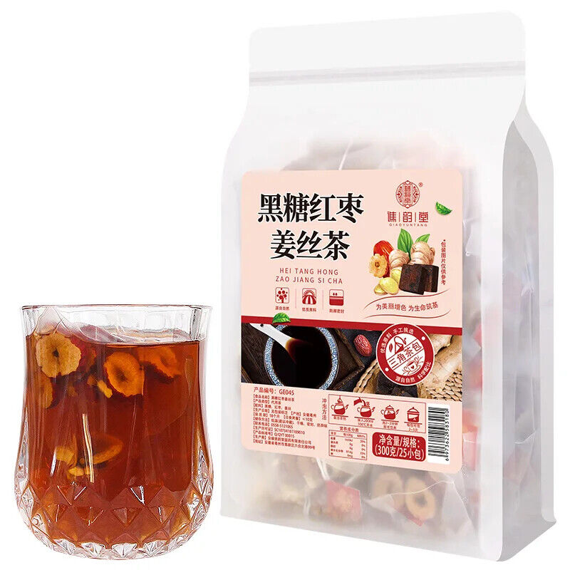 Black Sugar Red Date Ginger Silk Tea Herbal Tea 300g Secondary image
