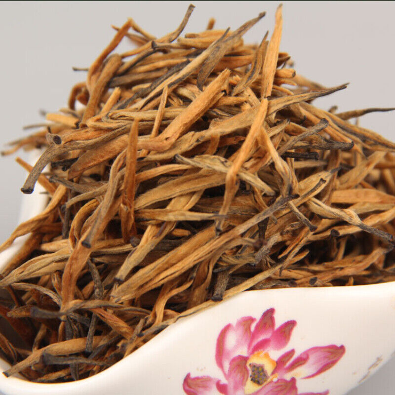 HelloYoung Refined Big Leaf Tea Golden Needle Dian Hong Tea Top Yunnan Single Bud Black Tea