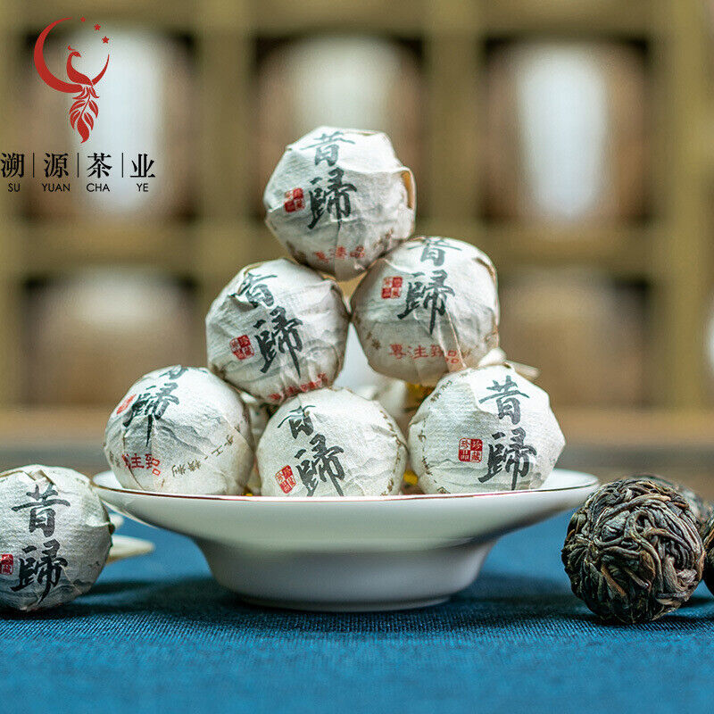 HelloYoung 500g 8g un xiegui dragon pearl Pu'er raw tea handmade dragon pearl small tuo tea